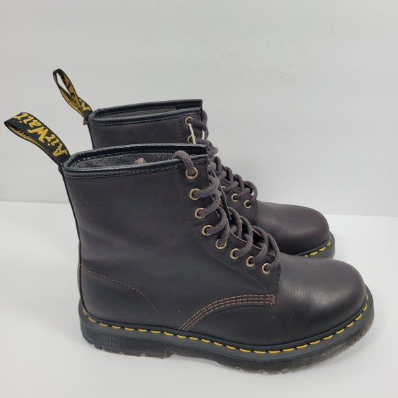 Dr. Martens 1460 Men's Wintergrip Leather Boots Cocoa 24038 US Size 10 NWB - Picture 4 of 12